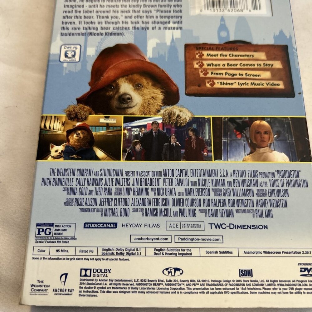 Paddington (DVD, 2014) New Manicured Seal - Picture 4 of 9